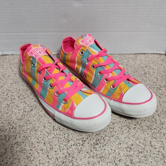 Converse Shoes - CONVERSE All Star Chuck Taylor Low Top Sneakers Shoes OX Rose/Blue